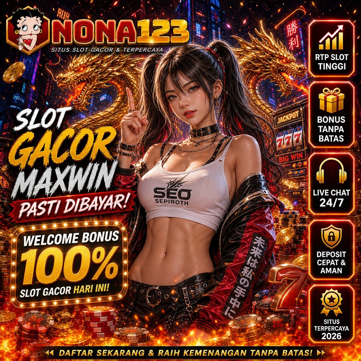 NONA123 🔥 SLOT GACOR 2026 | Login Kilat, Bonus Meledak & Maxwin Lebih Gampang!